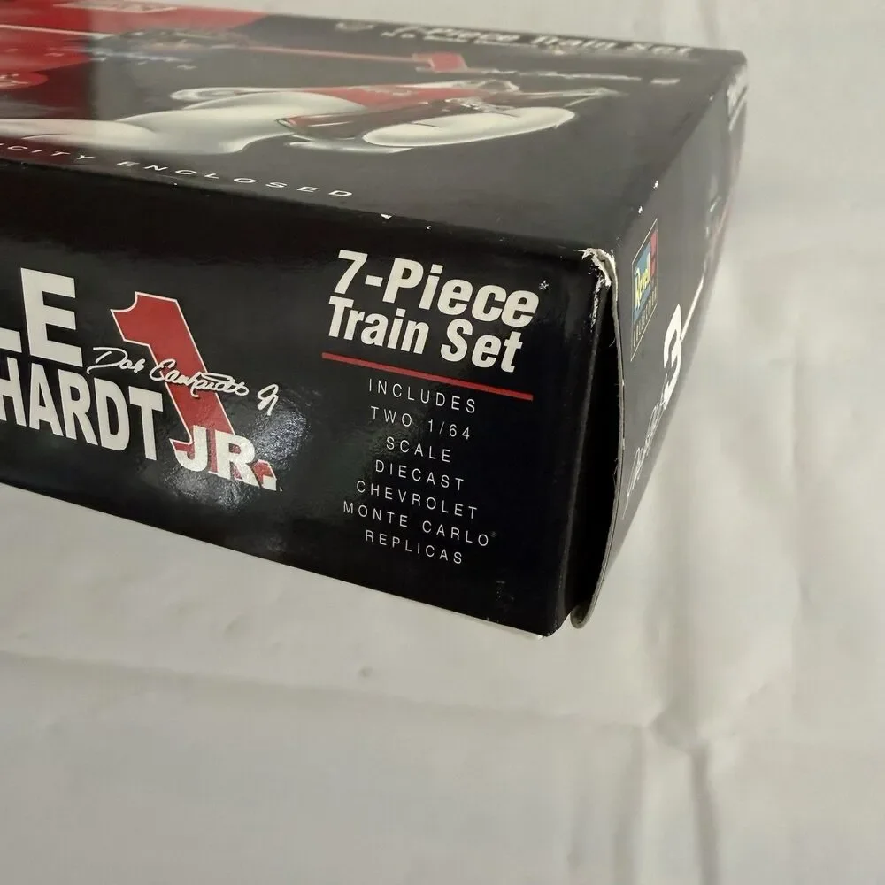 1998 Dale Earnhardt Dale Jr Coca Cola Coke Nascar 7pc HO Train Set Collectible